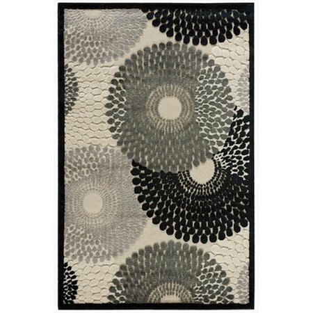 NOURISON Nourison 11809 Graphic Illusions Area Rug Collection Parch 3 ft 6 in. x 5 ft 6 in. Rectangle 99446118097